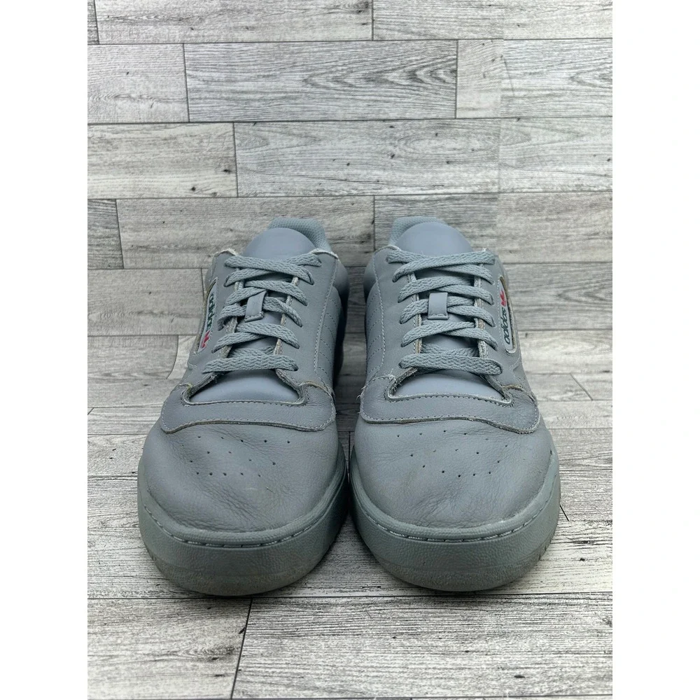 Adidas Yeezy Calabasas Powerphase Grey Leather Lace Up‎ Sneakers Mens Size 13